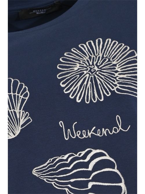 T-shirt WKDSABATO in jersey di cotone con ricamo WEEKEND MAX MARA | 2615941112600004